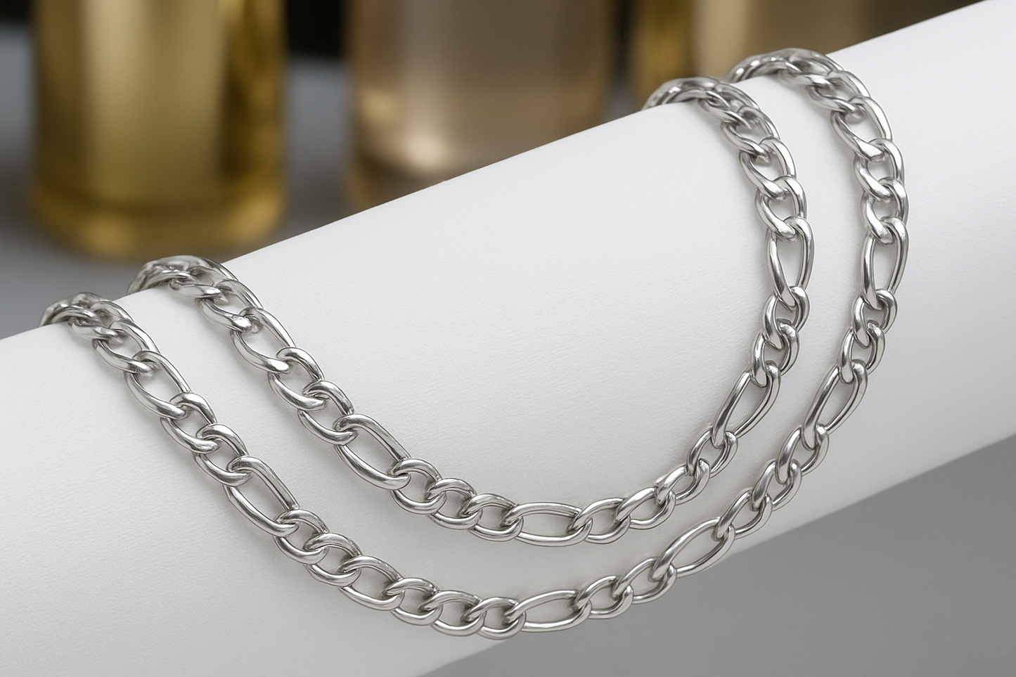 CADENA PLATIZADA CARTIER 2MM